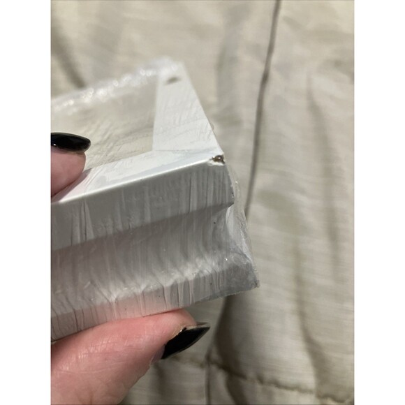 Finished Framed Cross Stitch Piece 4" x 4" Tulip Garden Farmhouse Cottage Core - Picture 5 of 6